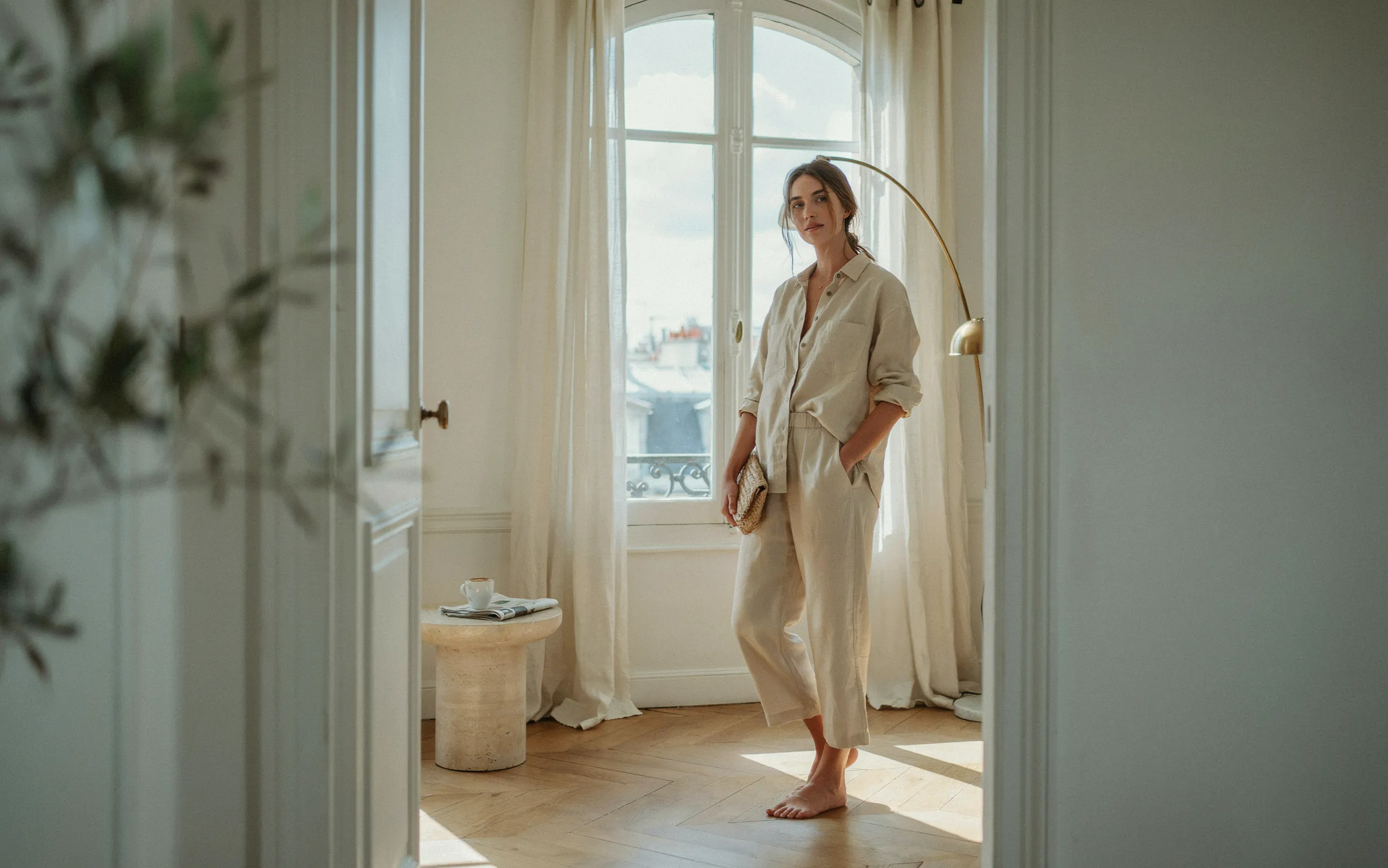 Monochrome Linen Set