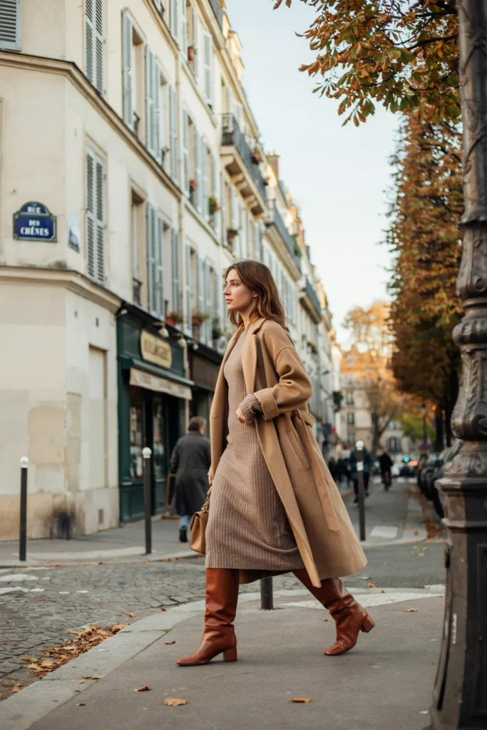 Neutral Knit Dress