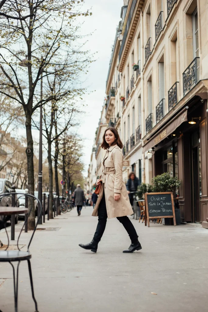 Neutral Trench Look