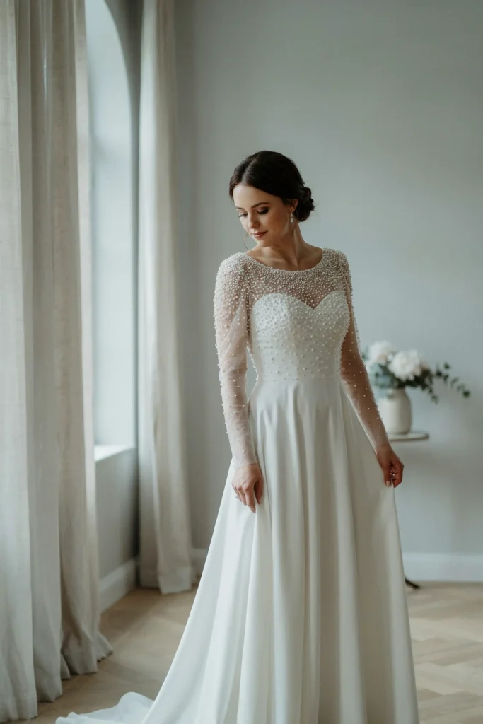 Pearl Embellished Glow