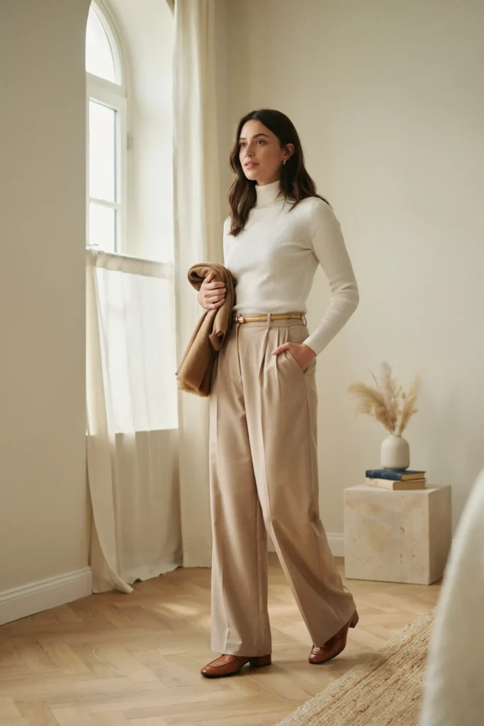 Pleated Tailored Pants