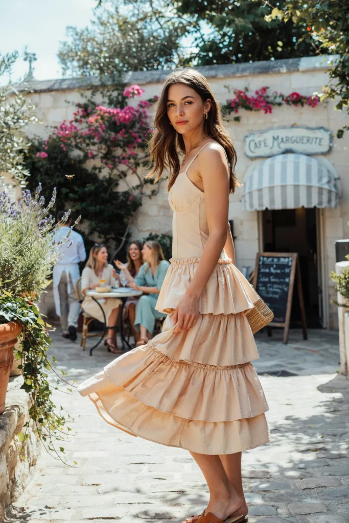 Ruffle Hem Dress