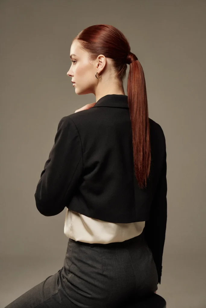 Scarlet High Ponytail