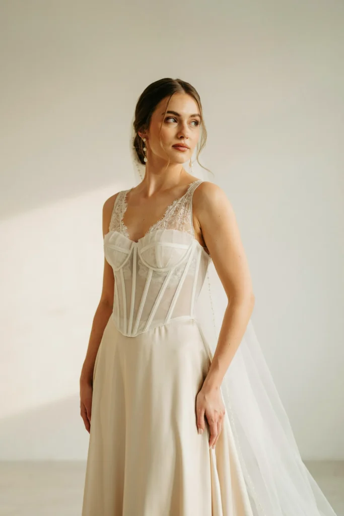Sheer Corset Look