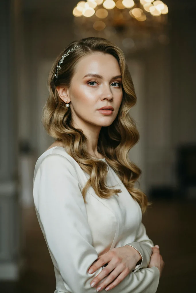 Side Swept Curls