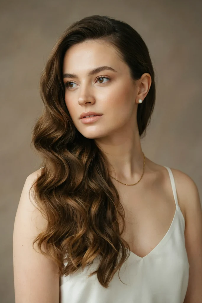 Side Swept Curls