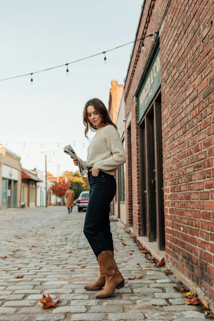 Slim Western Boots