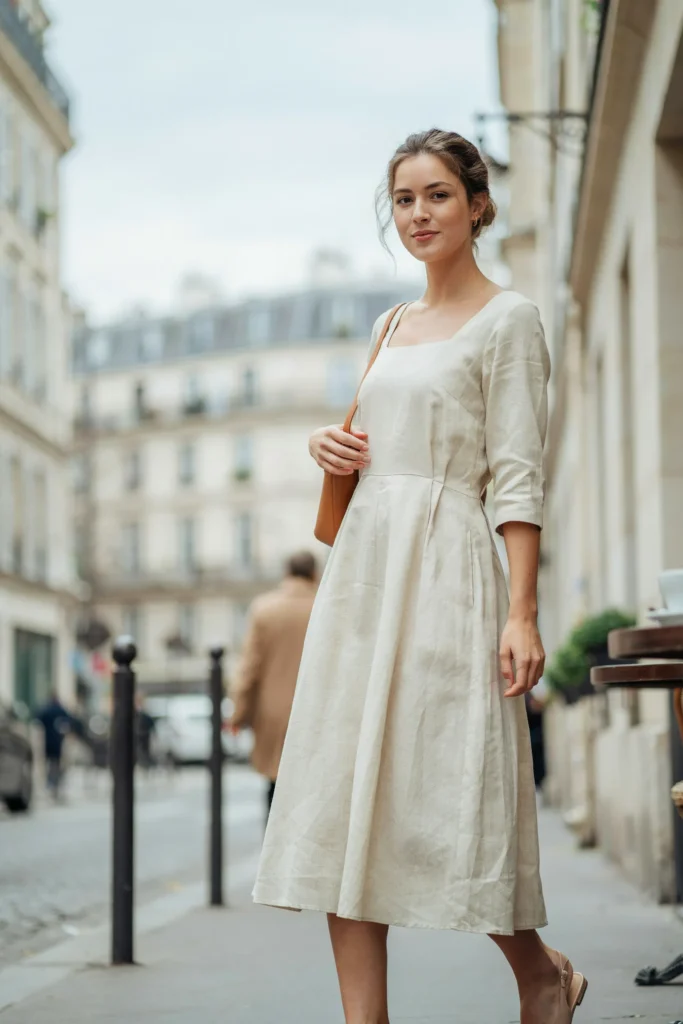 Soft Linen Elegance Bun