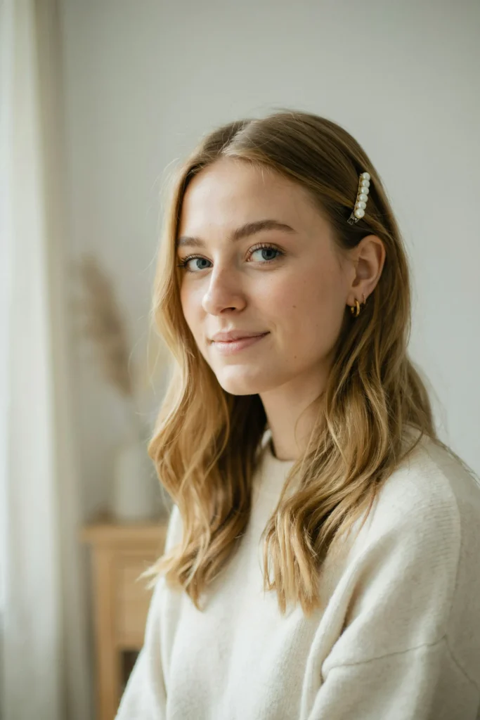 Soft Pearl Clip Wave