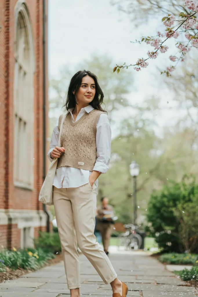 Sweater Vest Layering