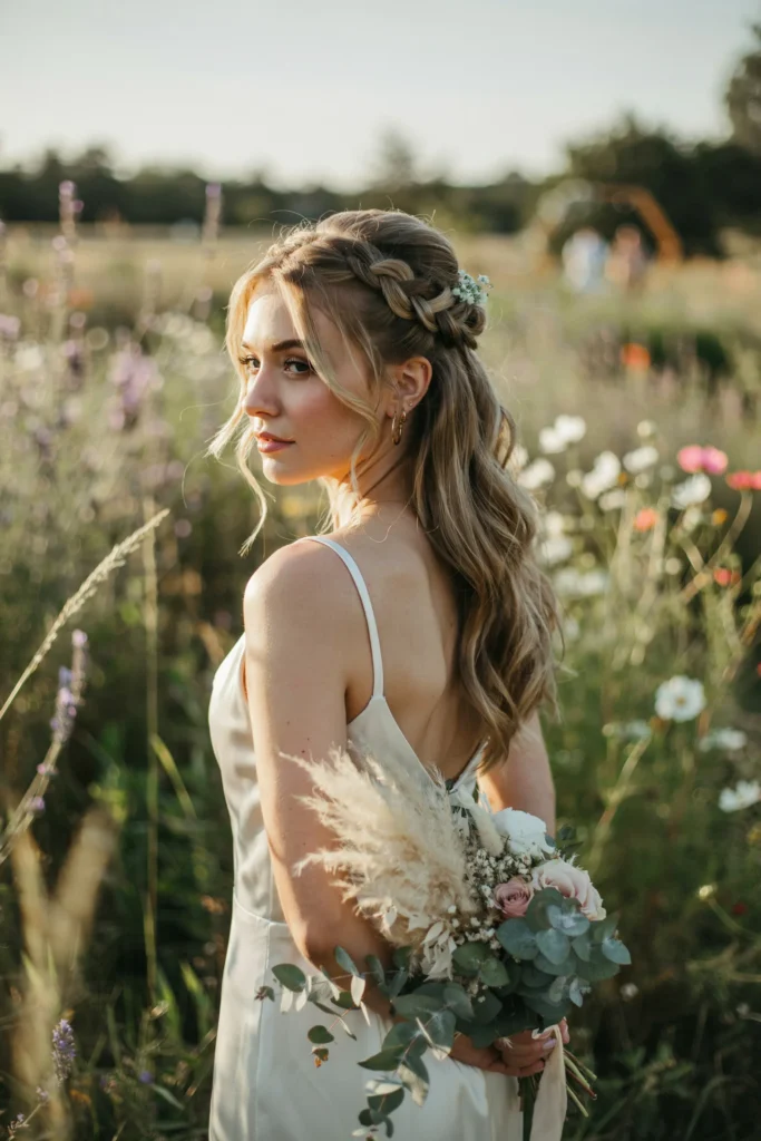 Twisted Boho Half-Up