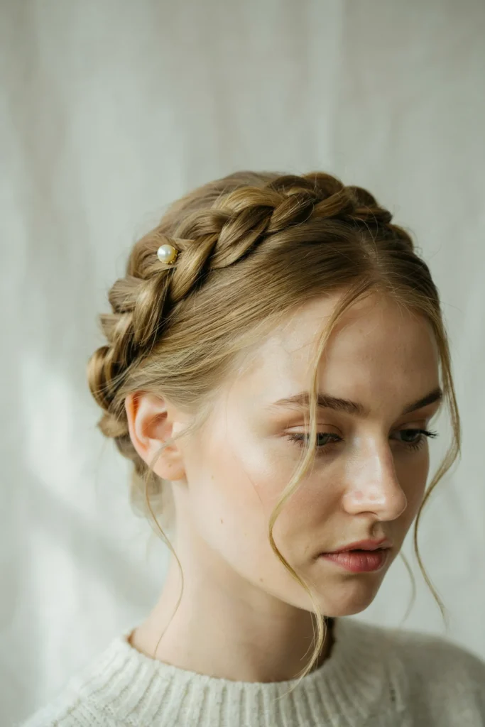 Twisted Crown Updo