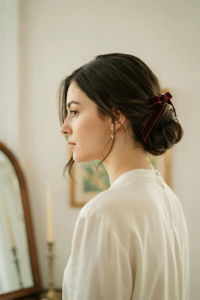 Velvet Ribbon Bun