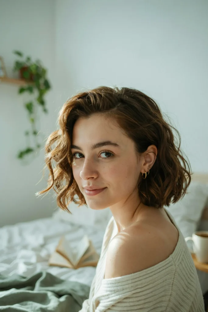 Wavy Pixie Crop