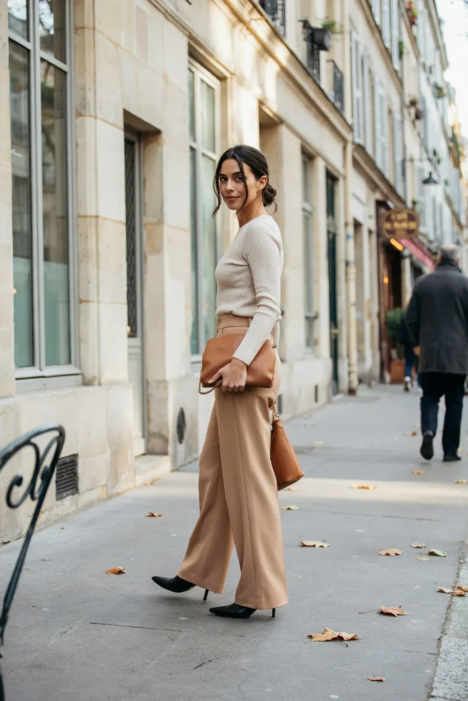 Wide-Leg Trouser Look