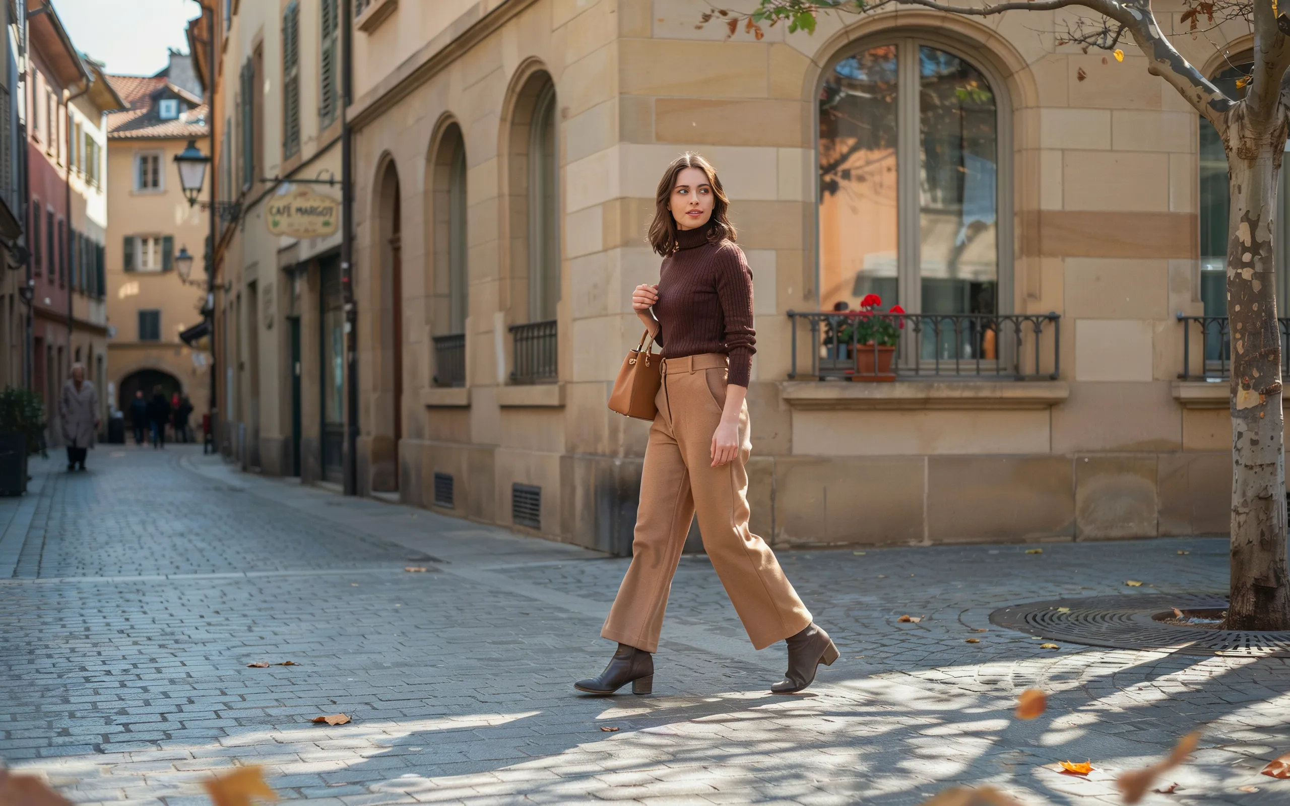 Wide Leg Trousers