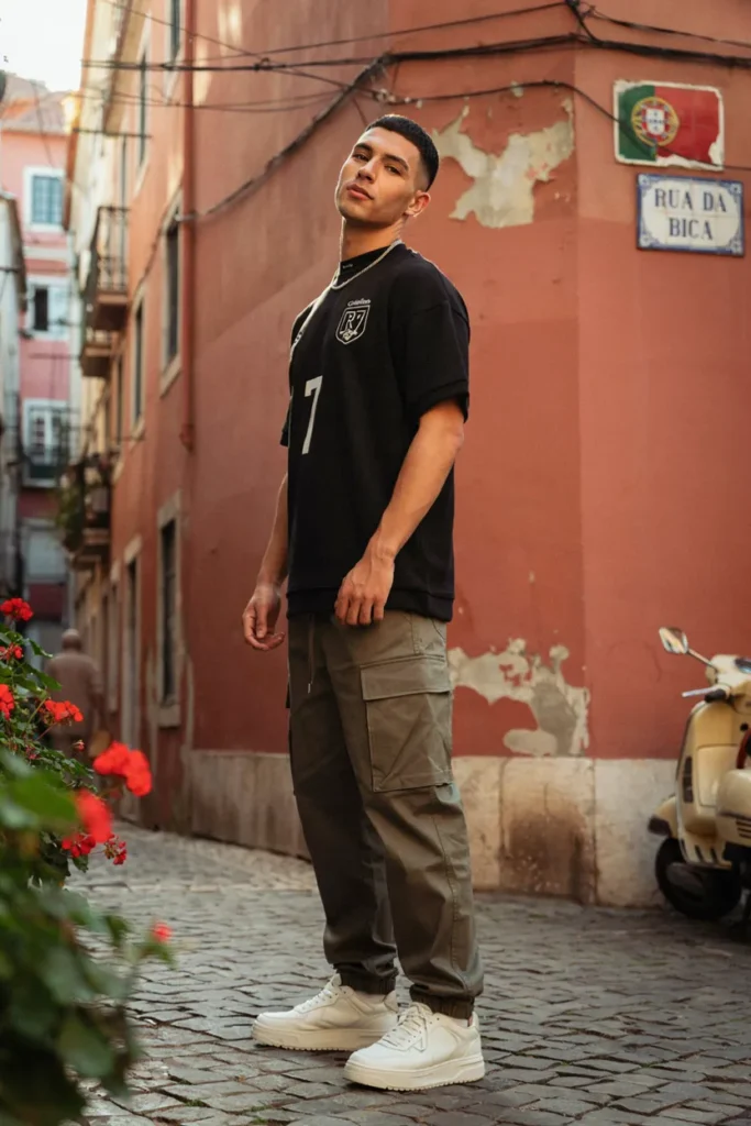 Black Streetwear Tee