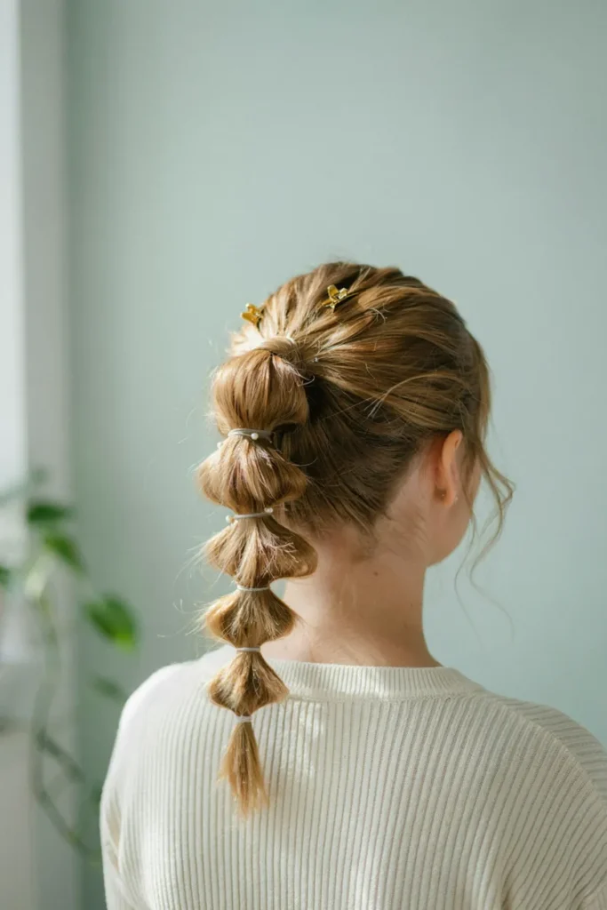 Braided Bubble Pony