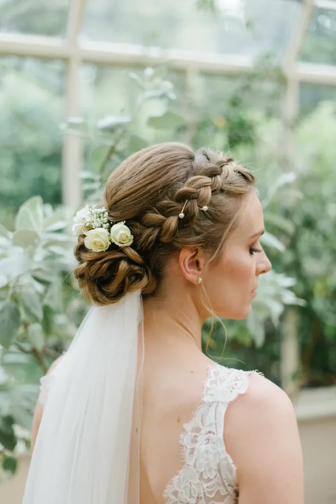 Braided Crown Updo