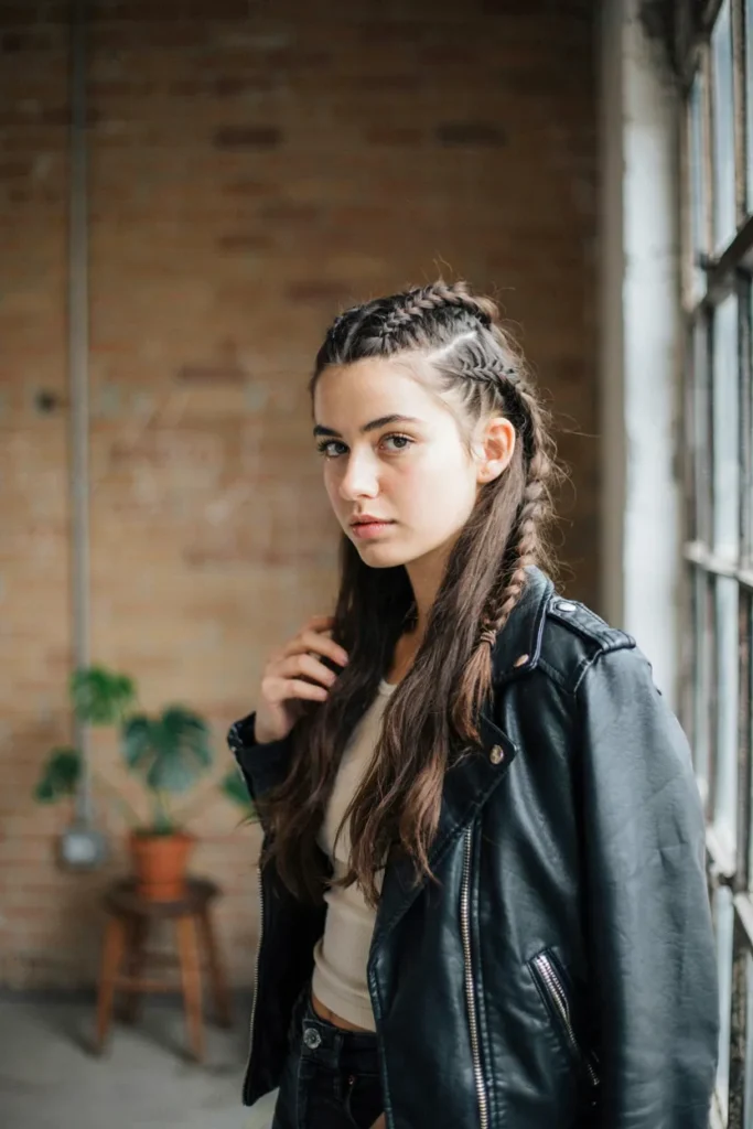 Braided Dutch Mohawk