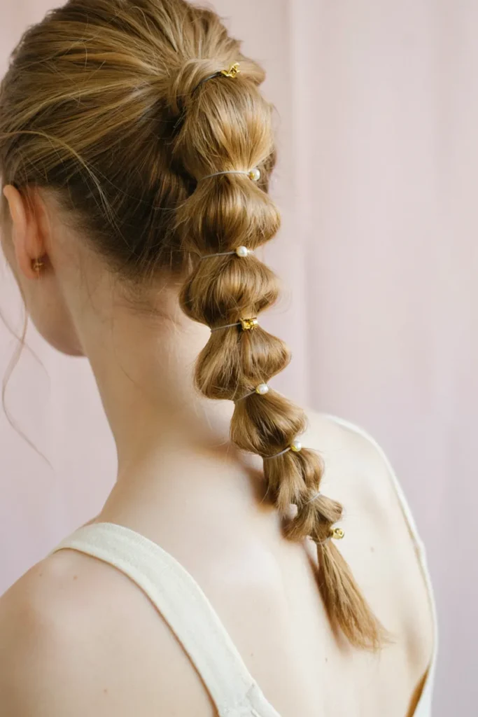 Bubble Braid With Clips