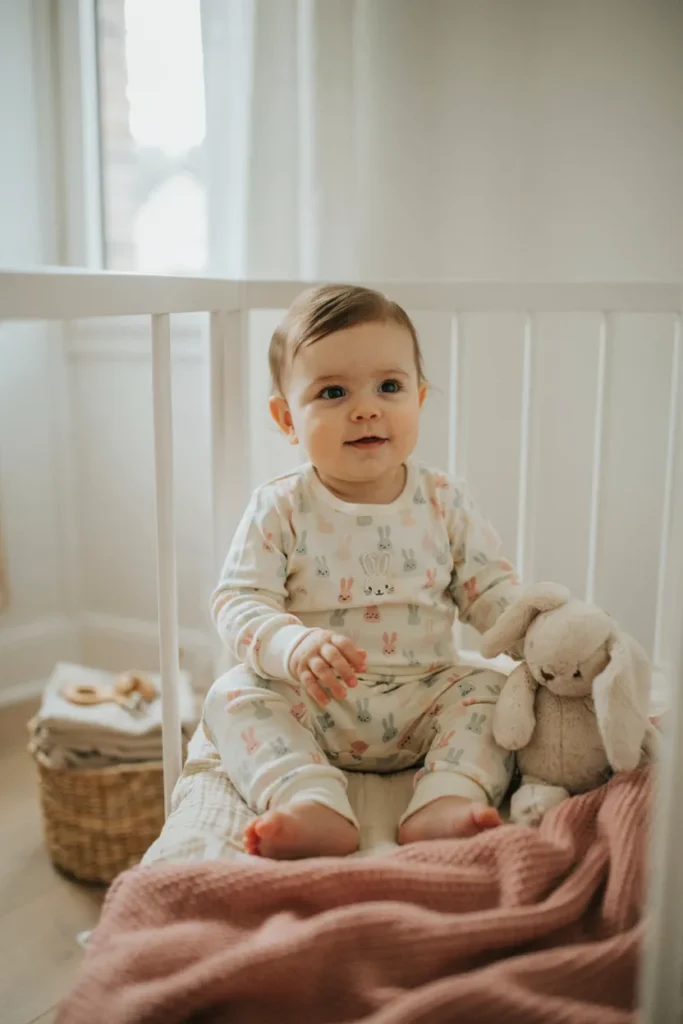 Bunny Print Pajamas