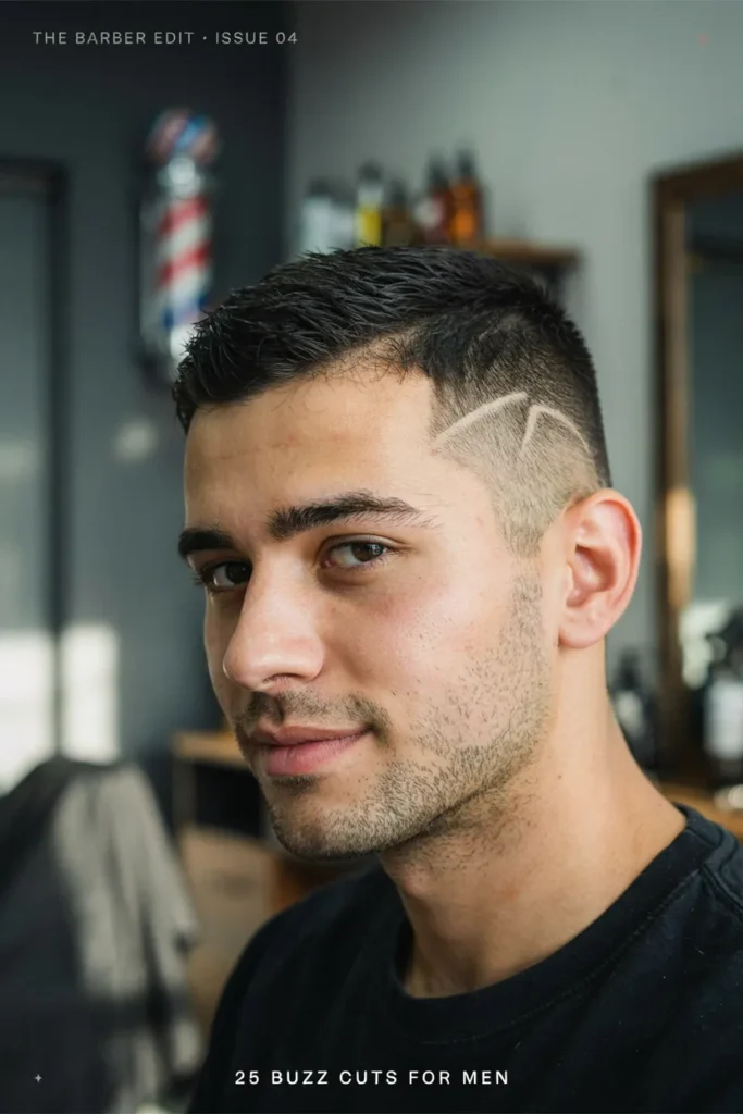 Buzz Cut With Design