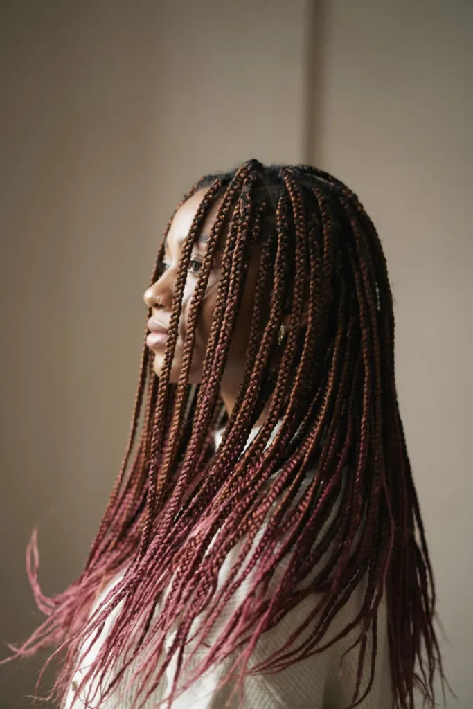 Colorful Ombre Braids