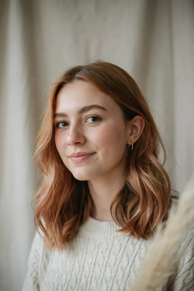 Copper Peach Highlights
