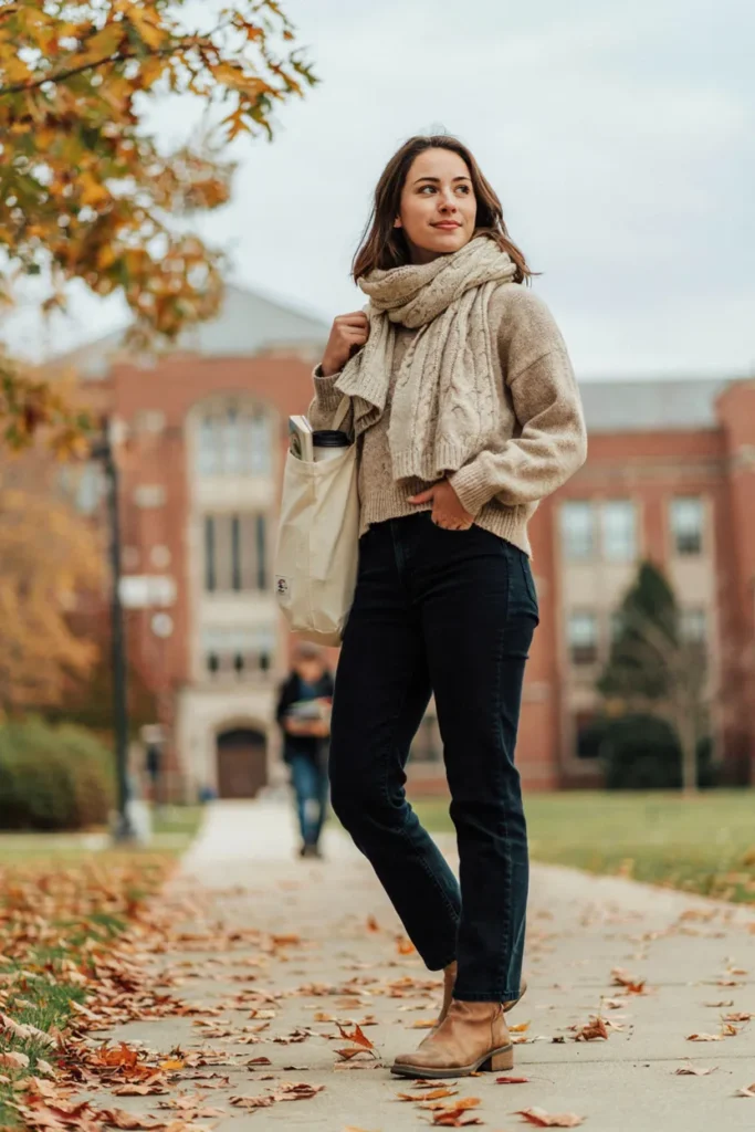 Cozy Scarf Styling