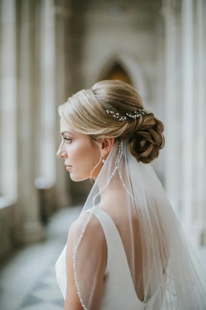 Crystal Veil Updo