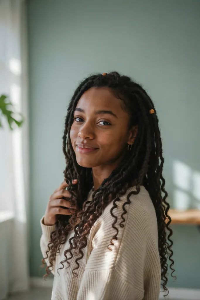 Curly Loc Ends