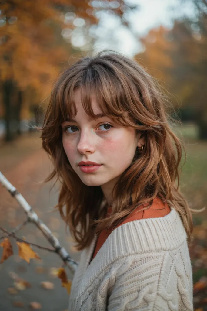 Curly Shag Cut
