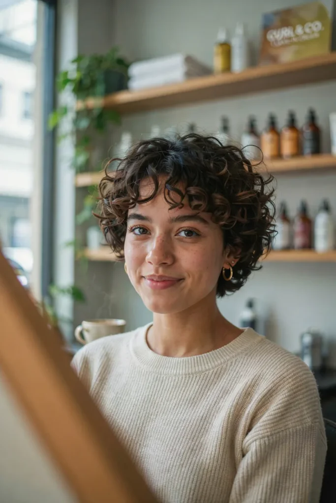 Curly Short Cut