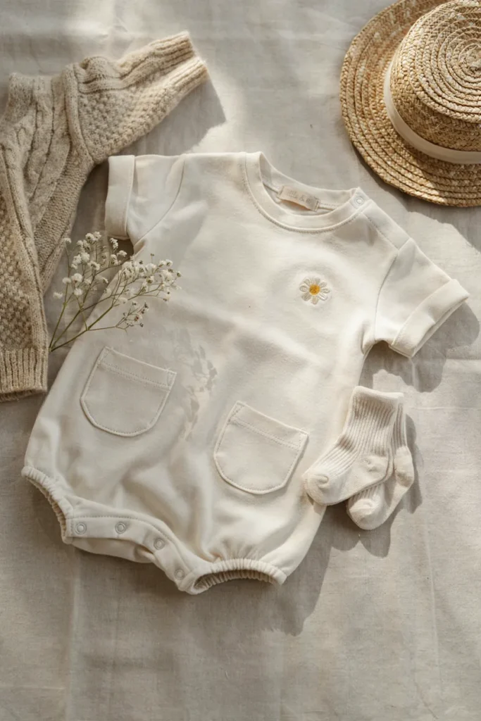 Cute Romper With Pockets