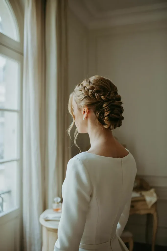 Dutch Braid Updo
