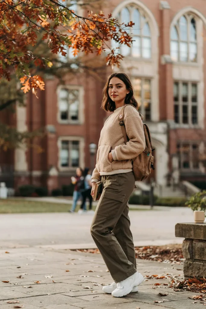 Fleece Pullover Look
