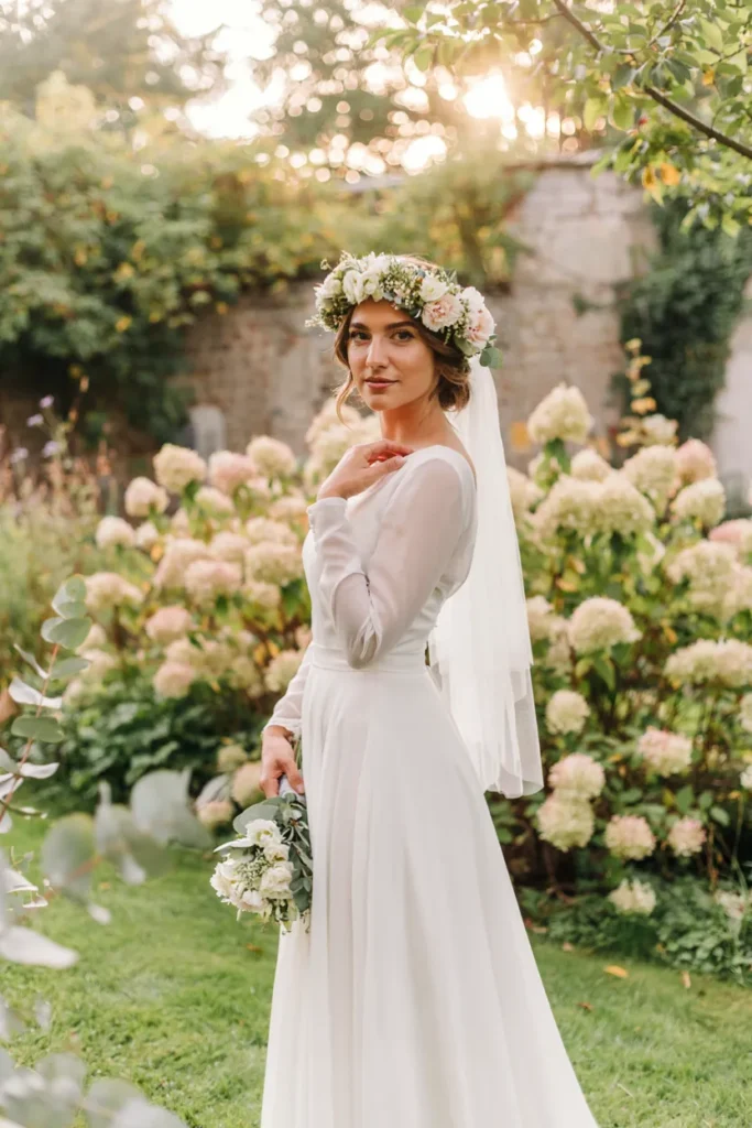 Floral Crown Updo
