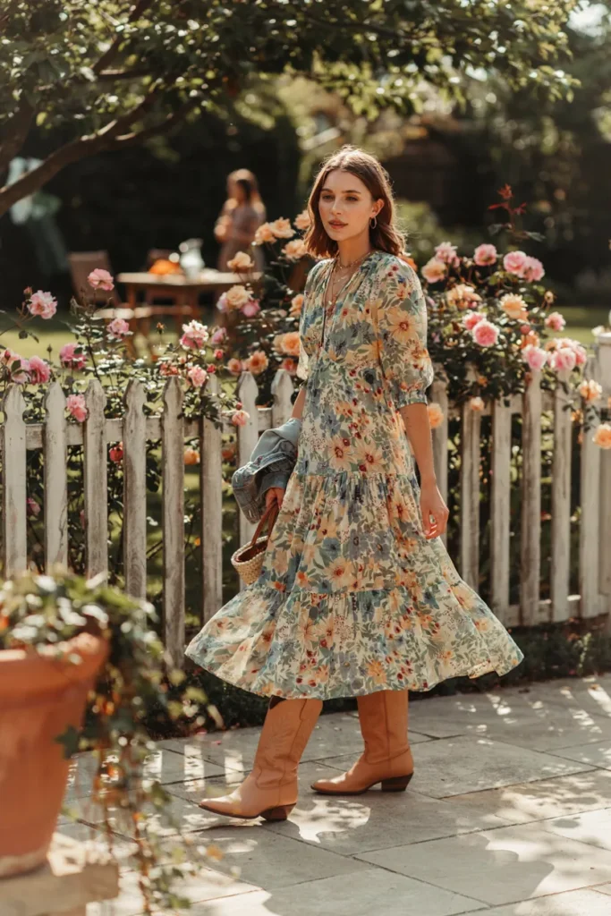 Floral Midi Dress