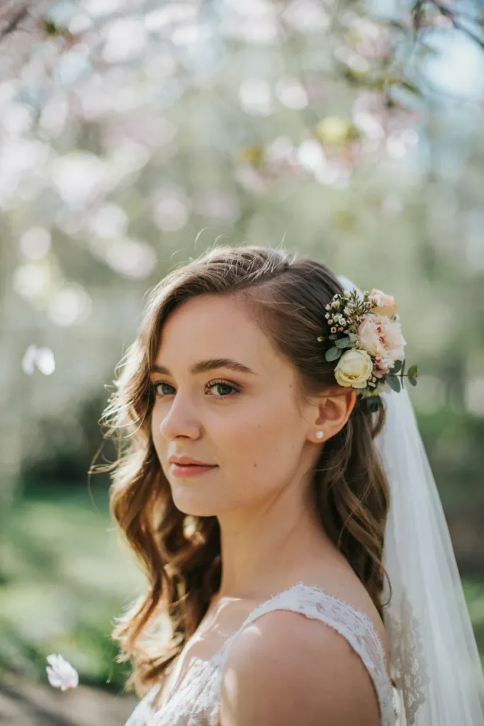 Floral Side Sweep