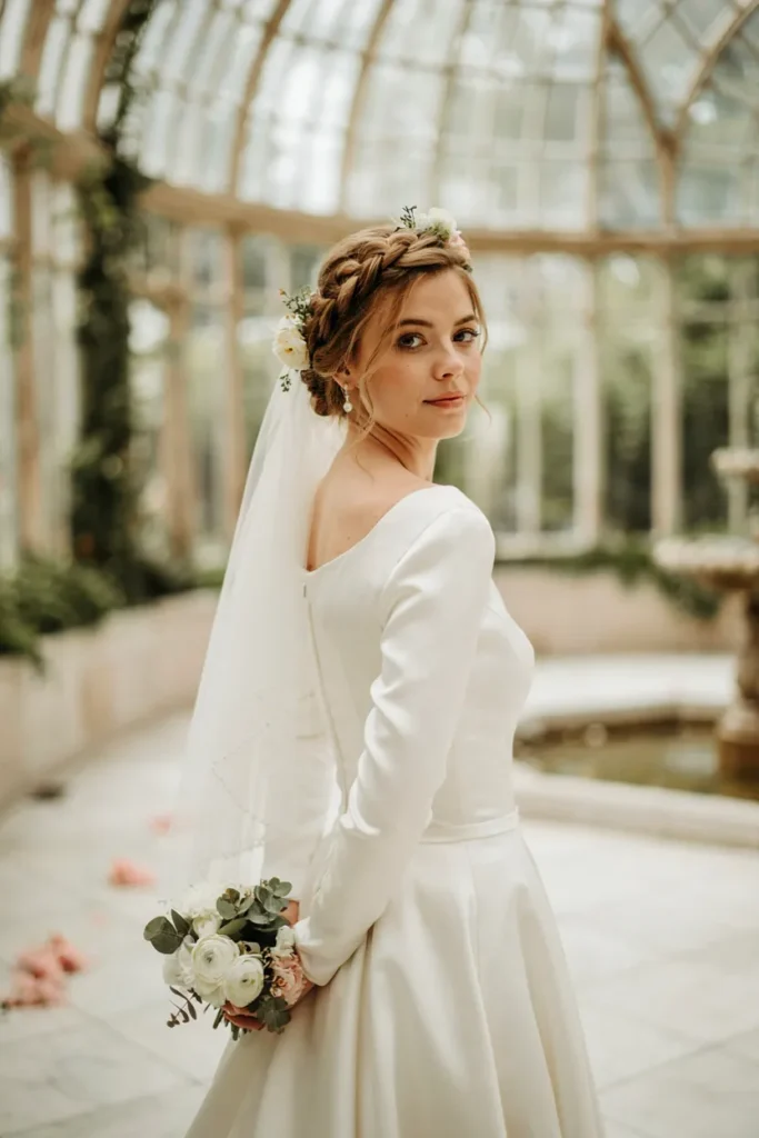 Floral Twisted Updo