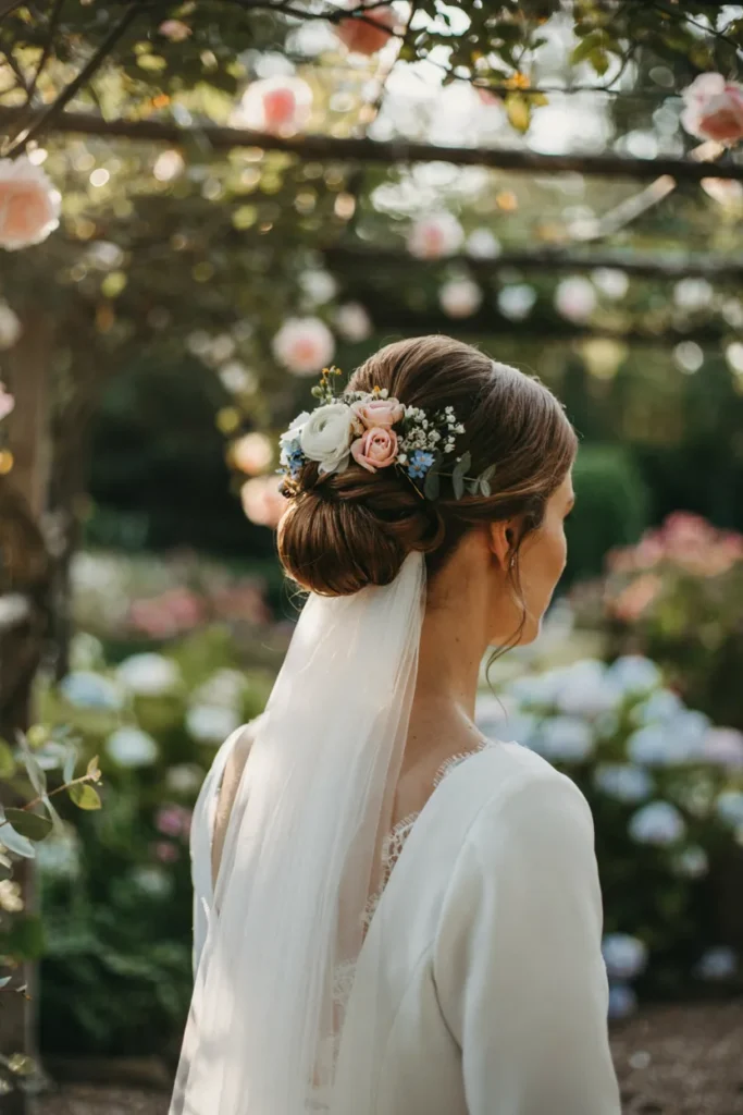 Garden Flower Bun