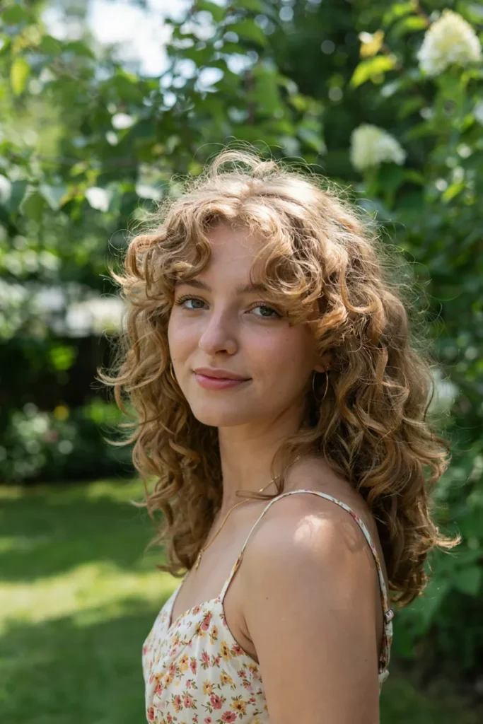 Golden Honey Curls