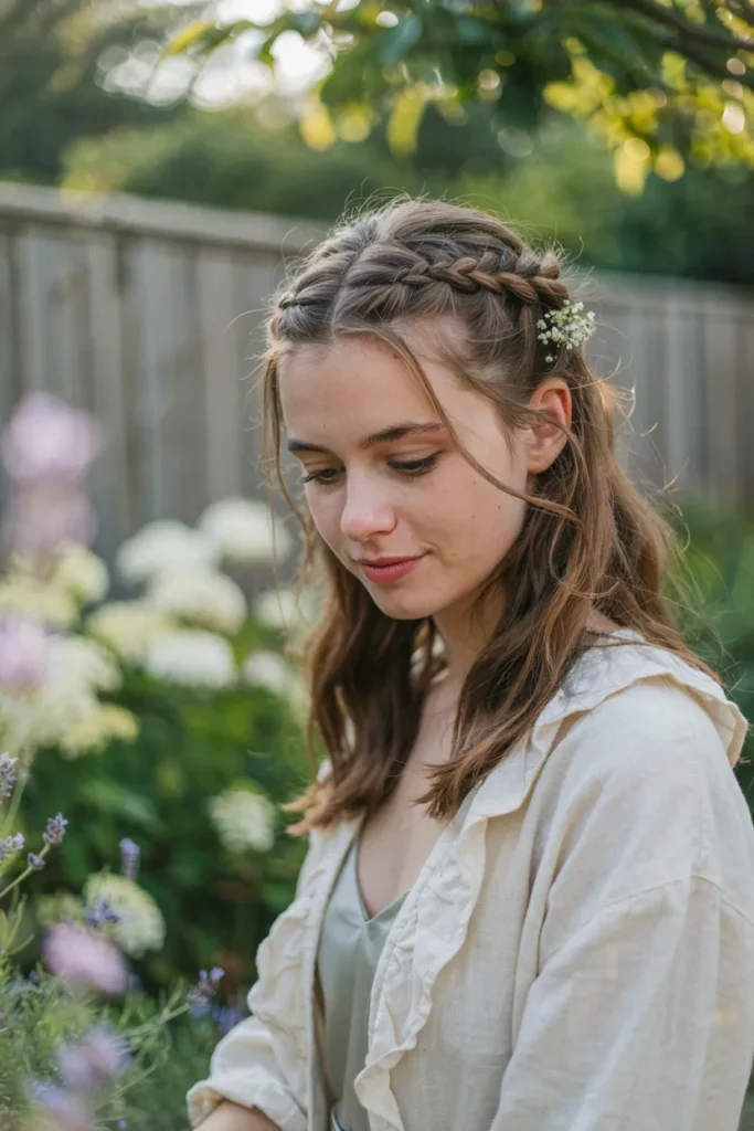 Half Braided Crown