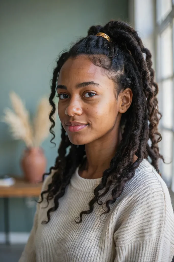 Half-Up Locs