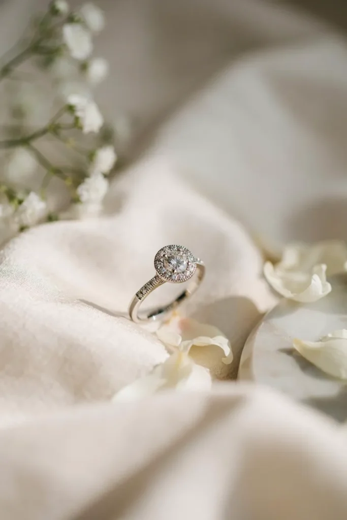 Halo Diamond Ring