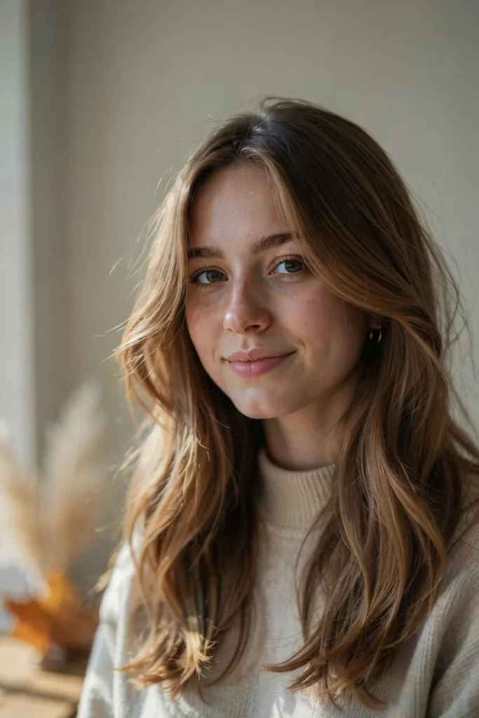 Hazelnut Balayage Layers