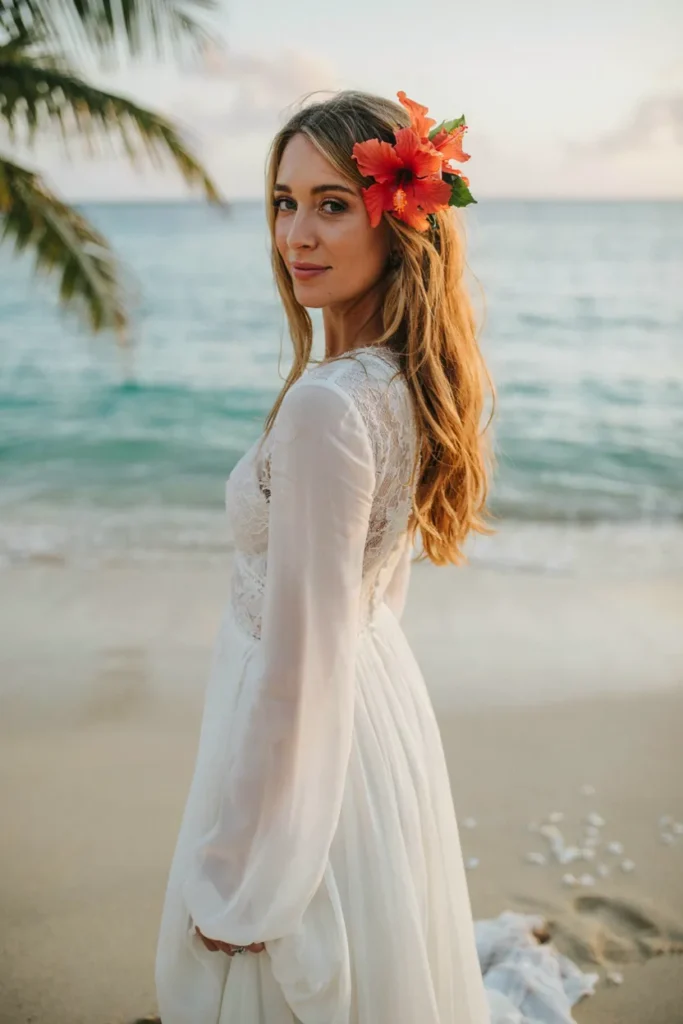 Hibiscus Bridal Waves