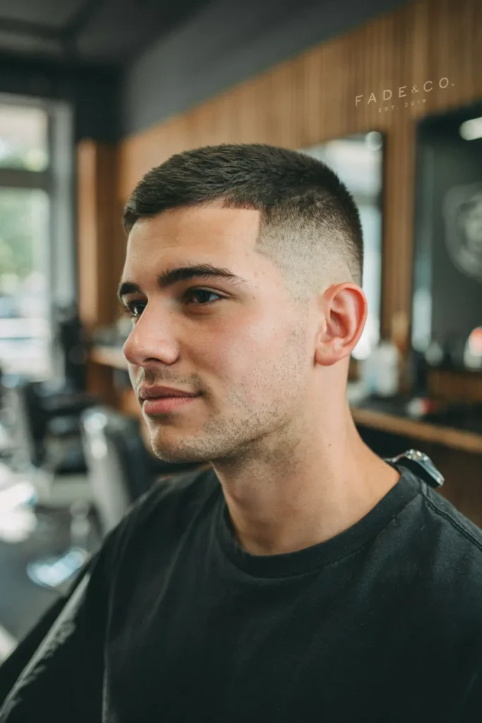 High Fade Buzz Cut