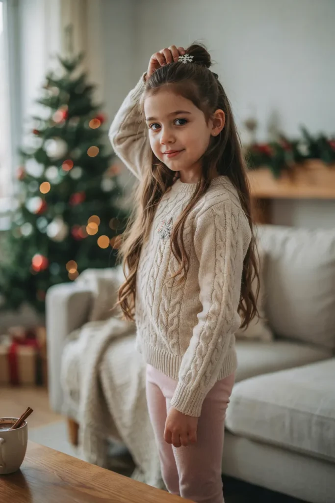 Holiday Clip Half-Up